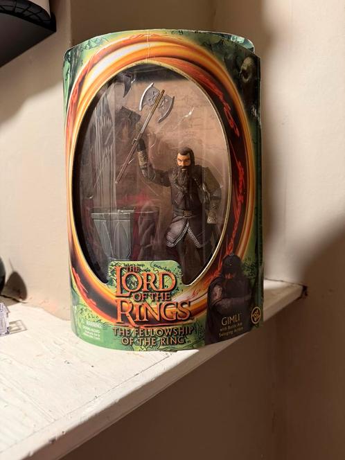 Lord of the Rings Gimli Actiefiguur (Fellowship of the Ring), Verzamelen, Lord of the Rings, Gebruikt, Beeldje of Buste, Ophalen of Verzenden