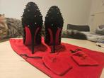 Christian Louboutin spiked pumps, Ophalen, Pumps, Zwart, Zo goed als nieuw