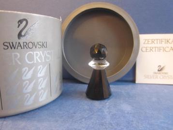 Swarovski  Schaakstuk Loper zwart, Verzamelen, Ophalen of Verzenden, Nieuw, Figuurtje