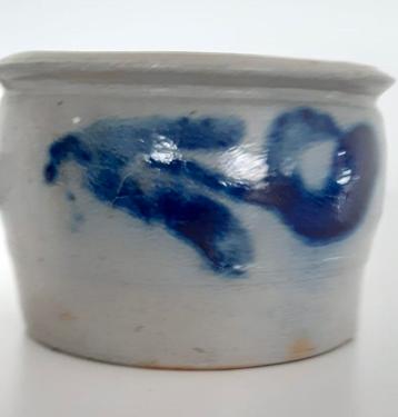 Ancien pot en grès diamètre 12cm, Enlèvement, Utilisé, Rond, Moins de 25 cm