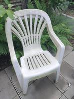 tuinstoelen (3), wel wat kuiswerk aan, Tuin en Terras, Ophalen, Gebruikt, Kunststof, Stapelbaar