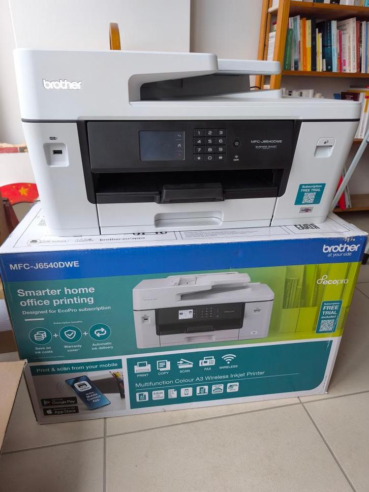 Brother MFC-J6540DWE printer 2 jaar garantie, Computers en Software, Printers, Nieuw, Printer, Inkjetprinter, Faxen, Kleur printen
