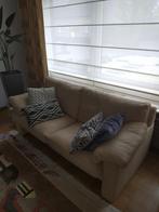 2 lederen zetels en poef in goede staat, Huis en Inrichting, Ophalen