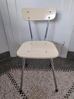 Vintage gele stoel formica, Huis en Inrichting, Ophalen, Gebruikt