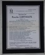 Zolder Rosalie Corthouts, Carte de condoléances, Enlèvement ou Envoi