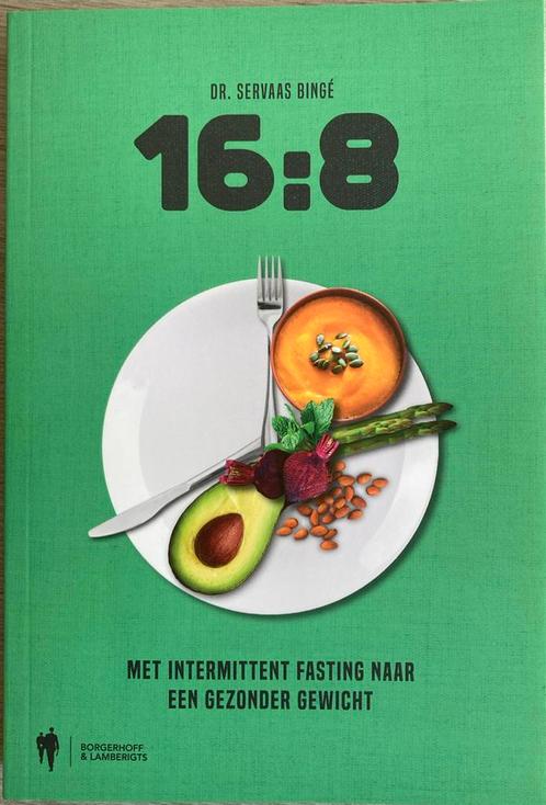 Servaas Bingé - 16:8, Boeken, Gezondheid, Dieet en Voeding, Zo goed als nieuw, Ophalen of Verzenden