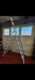 Telescopische ladder telesteps 3 meter, Doe-het-zelf en Bouw, Ophalen of Verzenden, Zo goed als nieuw