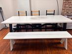 Table IKEA SKOGSTA 235x100cm, Huis en Inrichting, Ophalen, Gebruikt, 100 tot 150 cm, 50 tot 75 cm