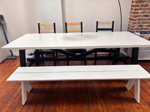 Table IKEA SKOGSTA 235x100cm, Huis en Inrichting, Tafels | Salontafels, Gebruikt, 50 tot 75 cm, 100 tot 150 cm, 200 cm of meer