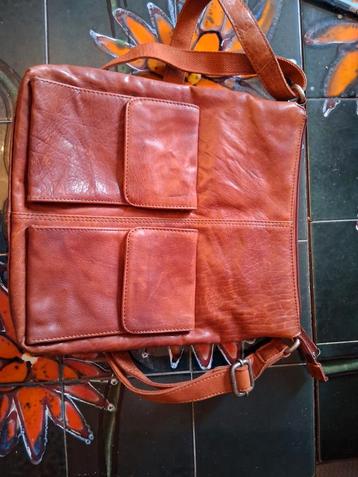Vintage lederen handtas no stress  beschikbaar voor biedingen
