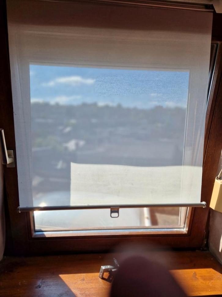 Jaloezieën, Huis en Inrichting, Stoffering | Gordijnen en Lamellen, Zo goed als nieuw, 150 tot 200 cm, 50 tot 100 cm, Wit, Grijs