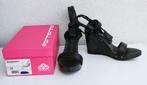 Sublime Fornarina 38 zwarte leren sandalen, Kleding | Dames, Schoenen, Zwart, Fornarina, Zo goed als nieuw, Sandalen of Muiltjes