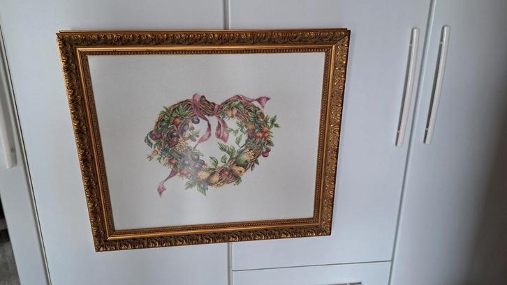 allerlei ingekaderde handwerken, Hobby en Vrije tijd, Borduren en Borduurmachines, Gebruikt, Ophalen