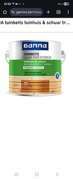 GAMMA tuinbeits tuinhuis & schuur transparant teak 2,5 liter, Doe-het-zelf en Bouw, Ophalen of Verzenden, Zo goed als nieuw