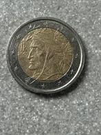 2 EUROMUNT ITALIË DANTE ALIGHIERI, Postzegels en Munten, Italië, 2 euro, Losse munt