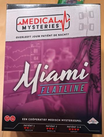 Te koop nieuw bordspel Medical Mysteries - Miami Flatline. beschikbaar voor biedingen