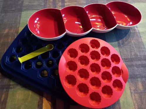 demo materiaal tupperware, Huis en Inrichting, Keuken | Tupperware, Nieuw, Overige typen, Blauw, Wit, Rood, Ophalen