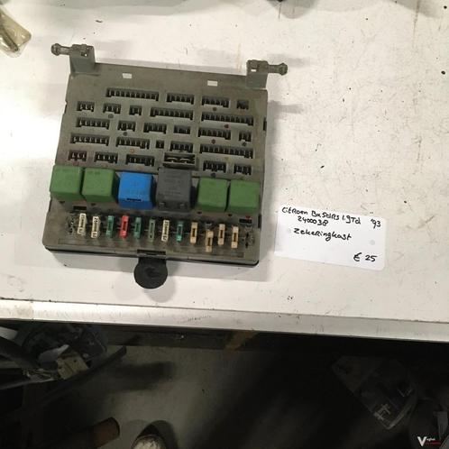 Citroen BX 1.9 TD 1993 Wagennr 2400038   Zekeringkast, Auto-onderdelen, Elektronica en Kabels, Gebruikt, Ophalen of Verzenden