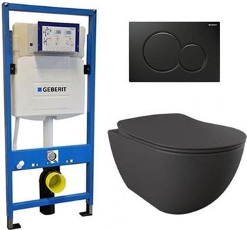 ️️ GEBERIT UP320 WANDTOILET compleet ZWART superaanbiedin beschikbaar voor biedingen