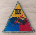 Patch III rd armored Corps WW2 original, Verzamelen, Militaria | Algemeen, Ophalen of Verzenden
