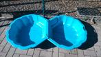 2 stuks blauwe zand- en waterschelp, Ophalen, Zo goed als nieuw