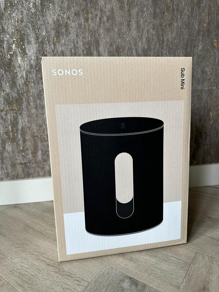Sonos Sub Mini zwart *Nieuw*, Audio, Tv en Foto, Luidsprekerboxen, Nieuw, Subwoofer, 120 watt of meer, Sonos, Ophalen of Verzenden