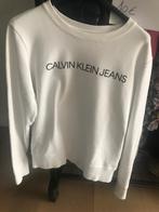 Sweater Calvin Klein small, Kleding | Dames, Truien en Vesten, Gedragen, Wit, Maat 36 (S), Ophalen