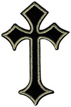 Keltisch Kruis stoffen opstrijk patch embleem #5, Nieuw