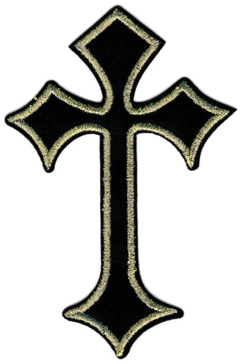 Keltisch Kruis stoffen opstrijk patch embleem #5, Motoren, Accessoires | Overige, Nieuw, Verzenden
