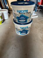 Lucite Housepaint gevelverf 2x 12l kleur ral 9010(gebr wit), Bricolage & Construction, Peinture, Vernis & Laque, Enlèvement ou Envoi