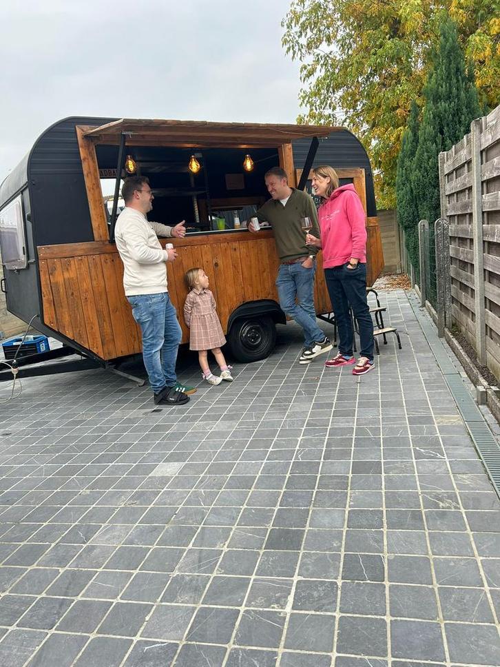 Caravane - bar, Caravanes & Camping, Caravanes, Particulier, 500 - 750 kg, Autres marques, Réfrigérateur, Enlèvement