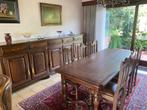 dressoir kast living laag (massieve eik), Huis en Inrichting, Ophalen, Gebruikt, Eikenhout, Bruin hout