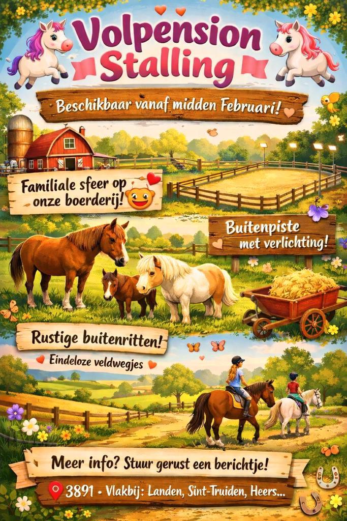 Volpension stalling, Dieren en Toebehoren, Stalling en Weidegang, Stalling