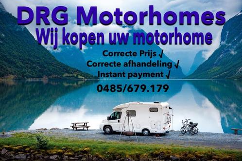 Verkoop uw motorhome aan DRG Motorhomes!, Caravanes & Camping, Camping-cars, Entreprise, Enlèvement ou Envoi