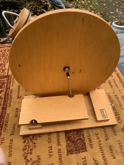 LOUET S 40KOFFER SPINNEWIEL, Hobby en Vrije tijd, Spinnewielen en Spinnen, Zo goed als nieuw, Spinnewiel, Ophalen of Verzenden