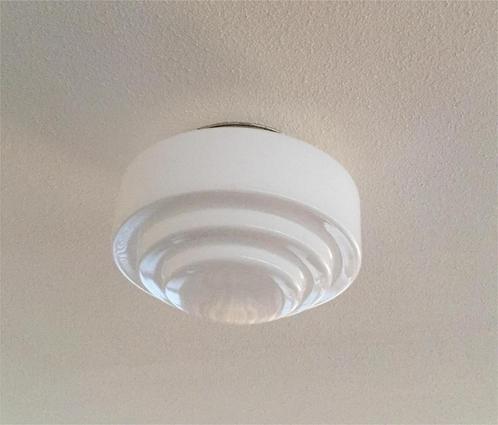 4 Gispen plafonnieres, Huis en Inrichting, Lampen | Plafondlampen, Zo goed als nieuw, Glas, Ophalen