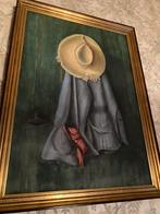 Peinture avec chapeau, Enlèvement
