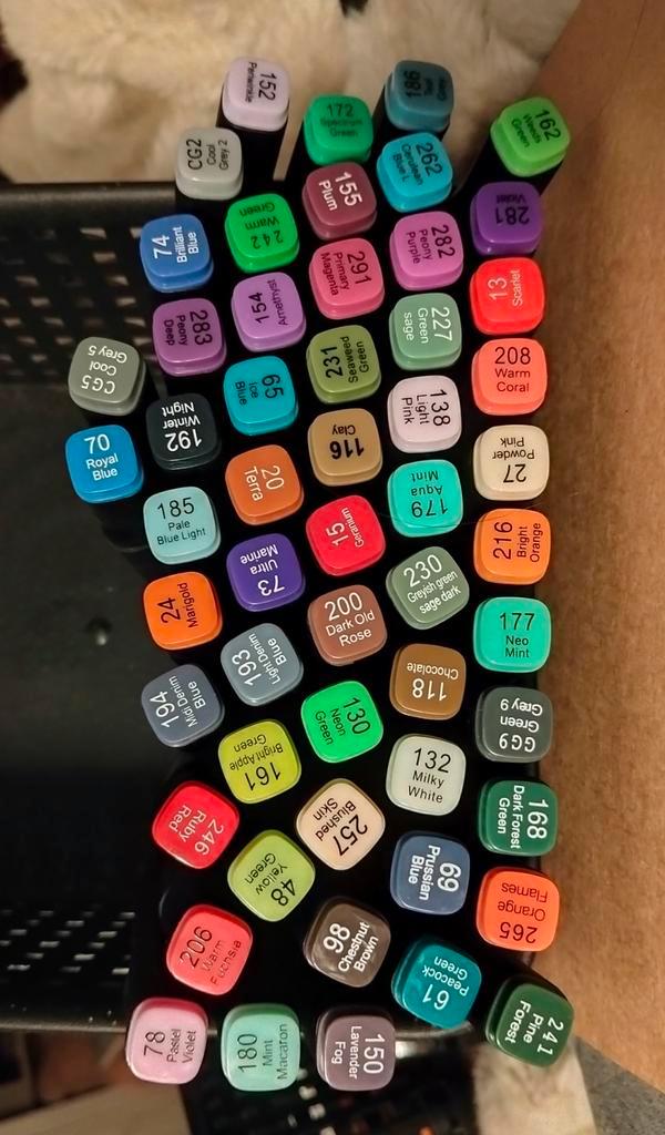 Decotime alcohol markers, Hobby en Vrije tijd, Tekenen, Zo goed als nieuw, Potlood of Stift, Ophalen