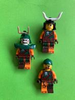 Lego Ninjago minifigs (3x), Kinderen en Baby's, Speelgoed | Duplo en Lego, Verzenden, Zo goed als nieuw, Losse stenen, Lego