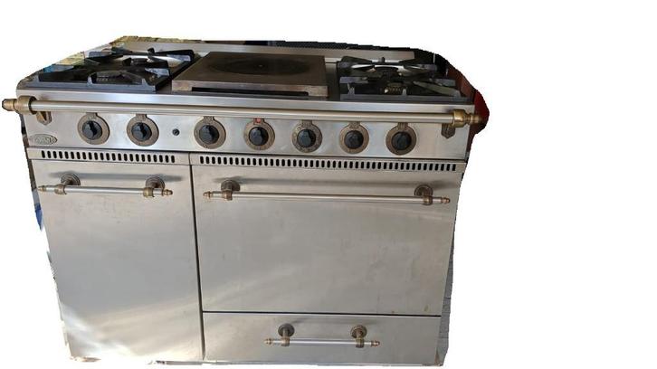 Fornuis Godin "Souveraine", Elektronische apparatuur, Fornuizen, Gebruikt, Vrijstaand, Gas, 5 kookzones of meer, 85 tot 90 cm