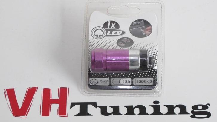 Aansteker LED lamp 34056 paars, Autos : Divers, Tuning & Styling, Enlèvement