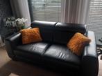 Lederen zetels 2+3zit zwart., Huis en Inrichting, Ophalen, Zo goed als nieuw