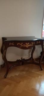 Console tafel met graniet blad, Comme neuf, Enlèvement ou Envoi