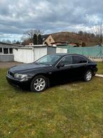 BMW 730i, Auto's, Automaat, Zwart, Leder, 5 deurs