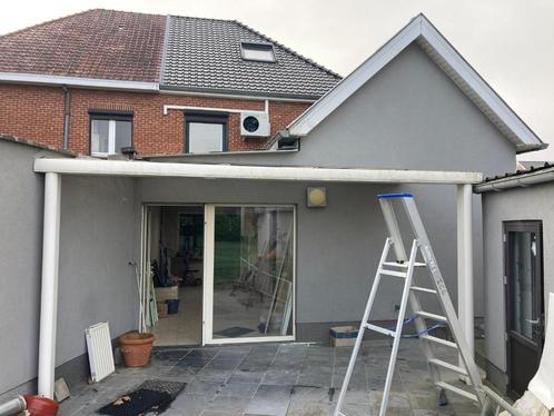 Terrasoverkapping, Doe-het-zelf en Bouw, Dakpannen en Dakbedekking, Gebruikt, Kunststof, Overige kleuren, 5 tot 10 m², Ophalen