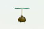 Post Modern Vintage Side Table Quasar Jaren 60 70 80 Design, Ophalen, Zo goed als nieuw, Glas, Post Modern