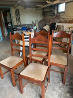 chaises de salle à manger en bois, Antiquités & Art, Enlèvement ou Envoi
