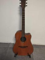 LAG T100DCE met koffer, Utilisé, Guitare Western ou Guitare Folk, Enlèvement ou Envoi, Avec valise