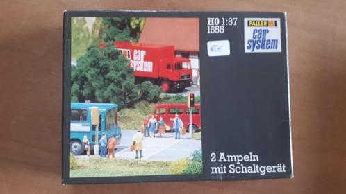 Faller Car System: 2 verkeerslichten met module 161655, Hobby en Vrije tijd, Modeltreinen | H0, Zo goed als nieuw, Overige typen