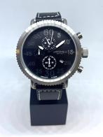 Chotovelli Vintage Pilot heren horloge, Handtassen en Accessoires, Horloges | Heren, Overige merken, Leer, Staal, Polshorloge